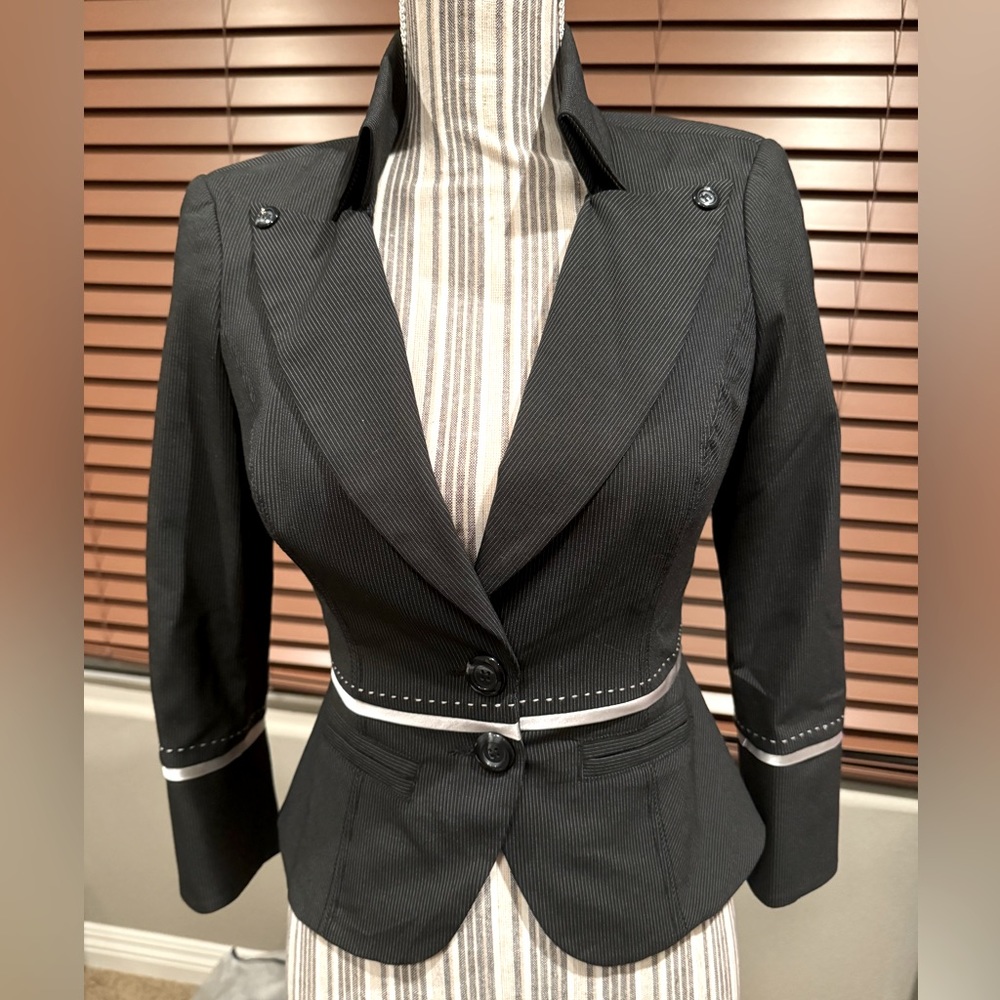 Bebe Wing Lapel Blazer NWT